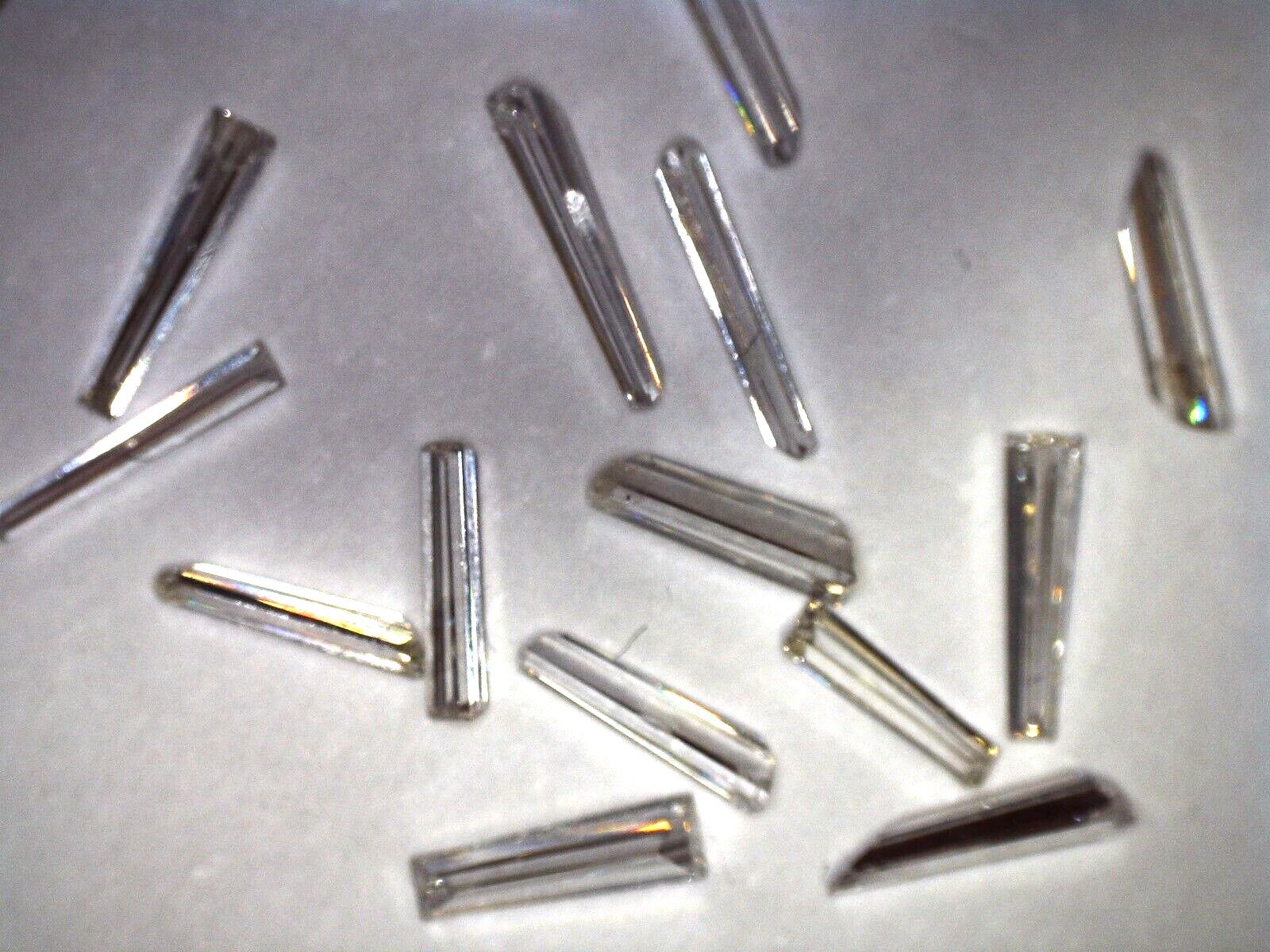 100% NATURAL TAPERED BAGUETTE SIZE DIAMOND @6mm SUPER CLEAN AND EXTRA LONG