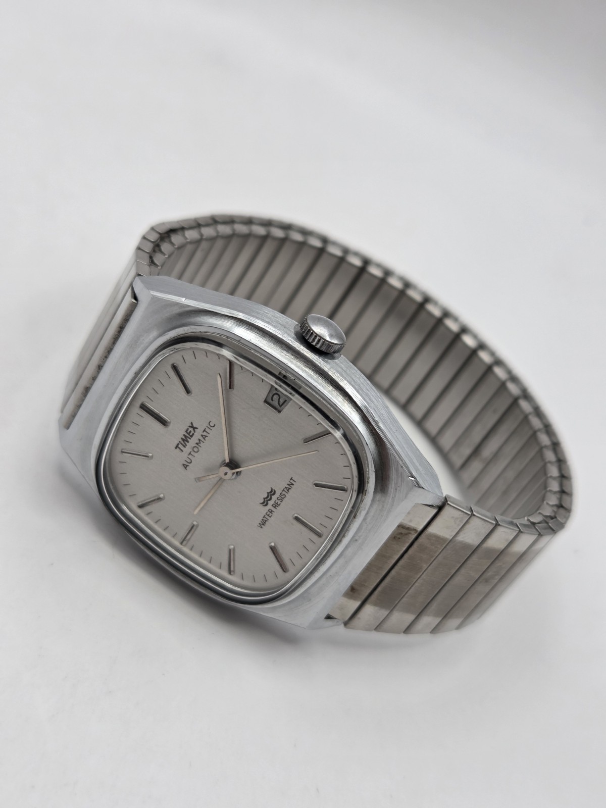 Vintage 1980’S Timex E-Line Automatic Watch Very Good Condition Runs Well