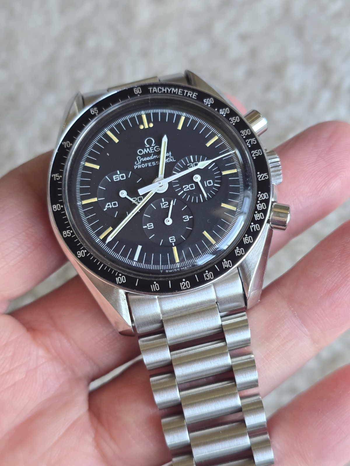 Omega Speedmaster 145.022 145022 42mm Stainless Steel Patina Very Good Condition
