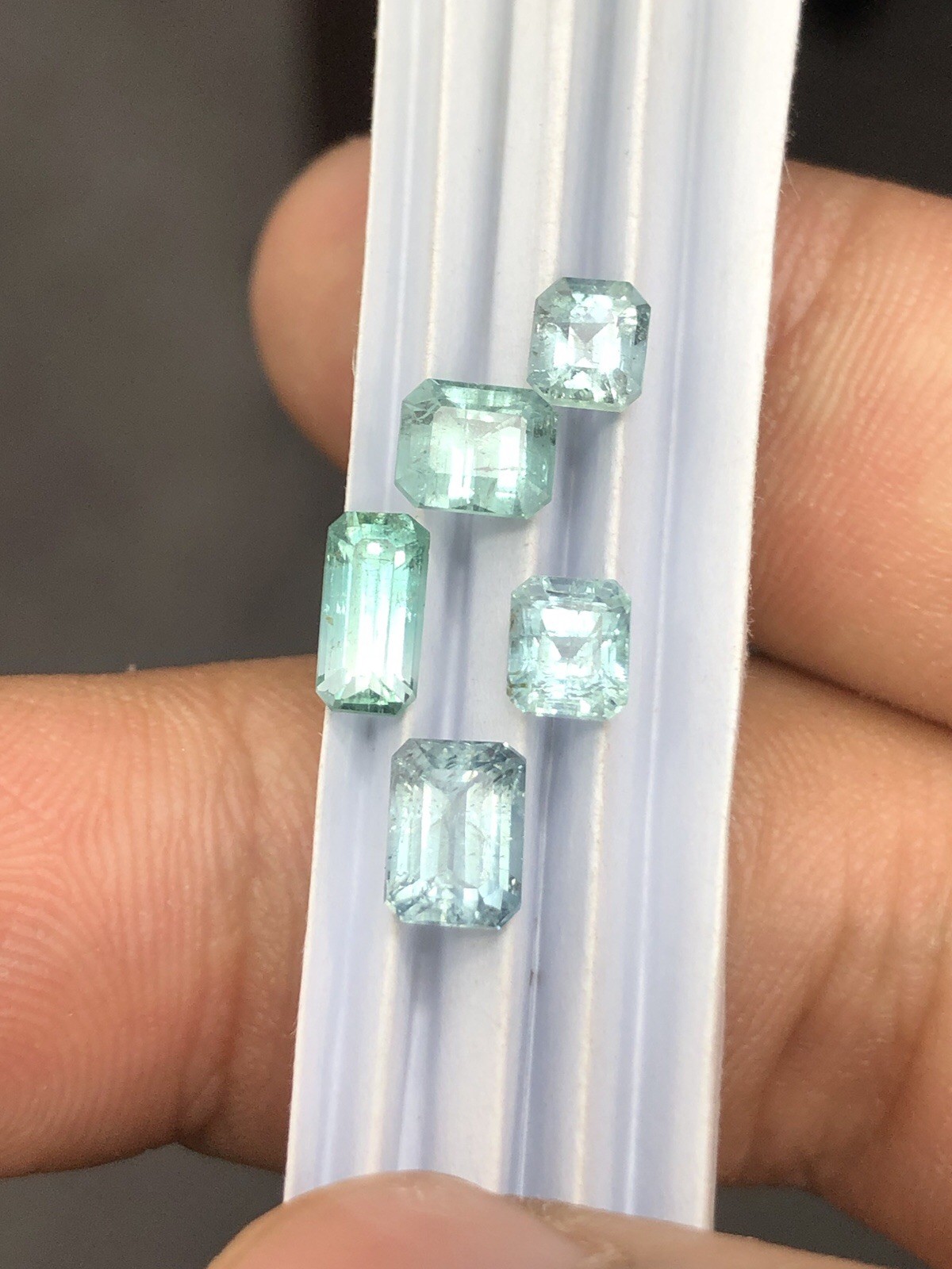 3.5 Ct Faceted Tourmaline Lot From Afghanistan