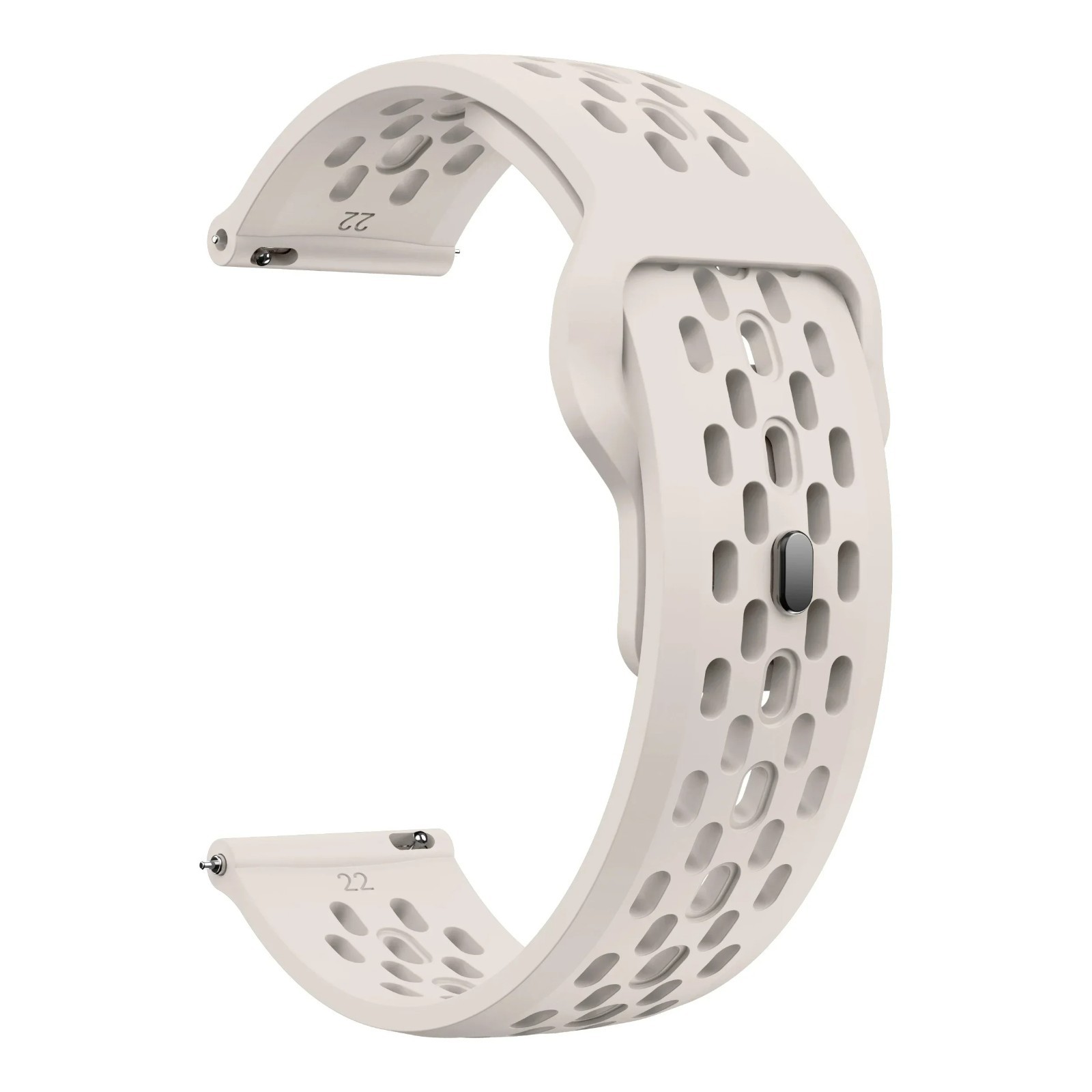 Silicone Sport Watch Strap 18/20/22mm Breathable Wrist Band for Watches