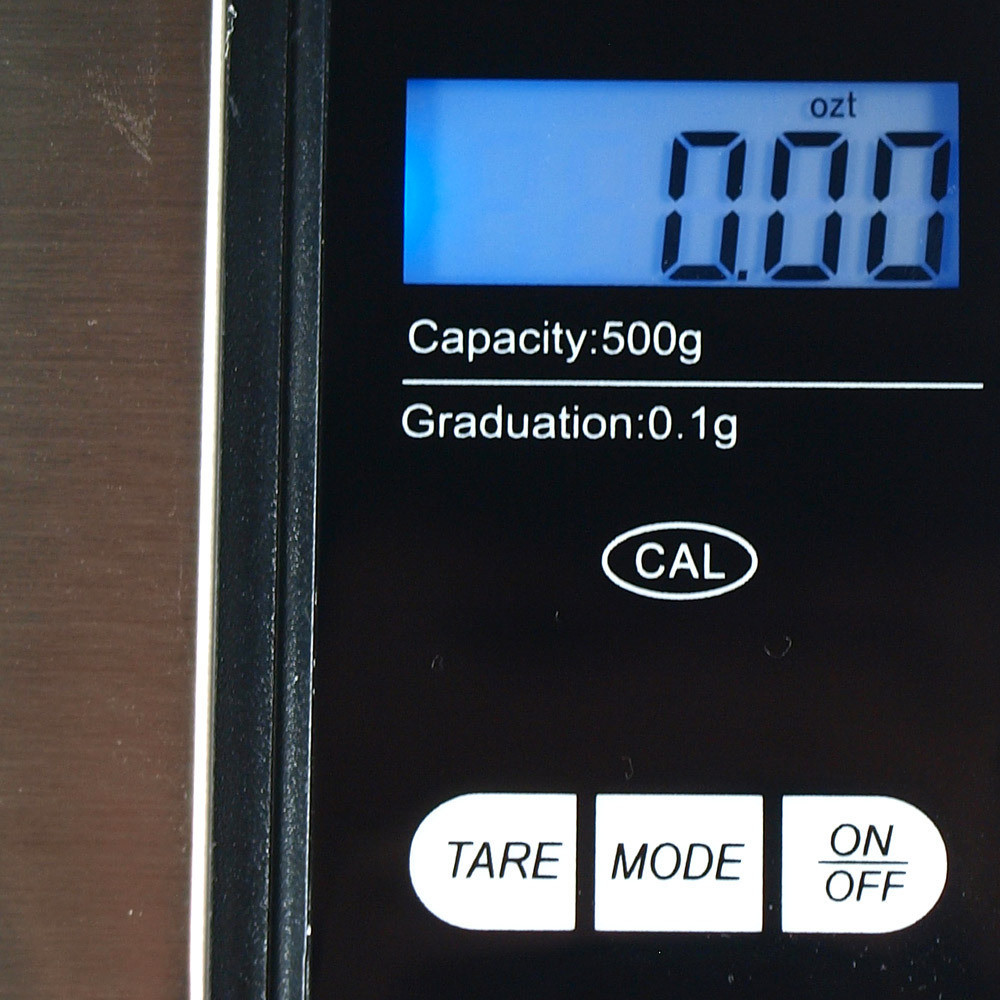 Clearance 500g x 0.1g Precision Digital Pocket Scale for Gold Jewelry Reload