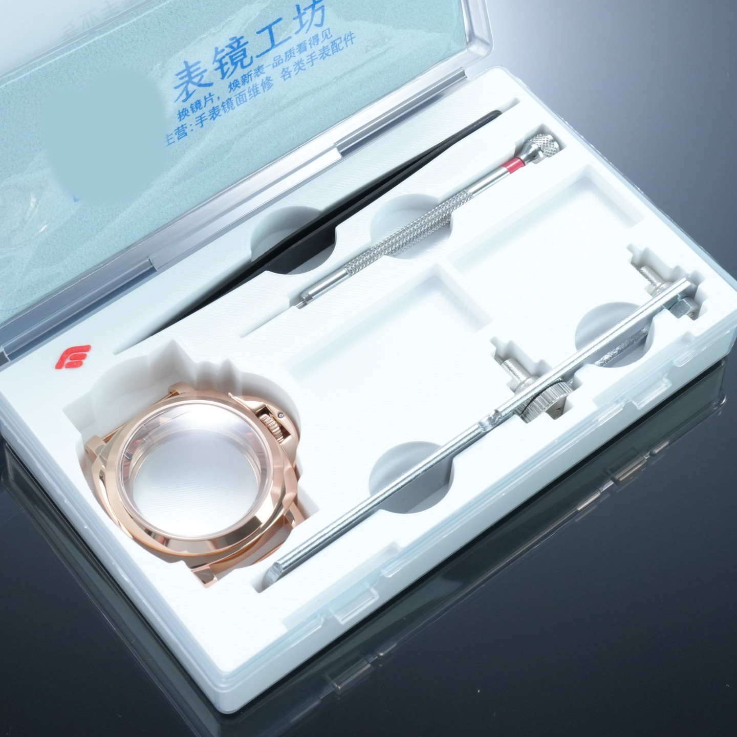 For NH35 NH36 Movement Solid Stainless Steel Watch Case with Sapphire Crystal