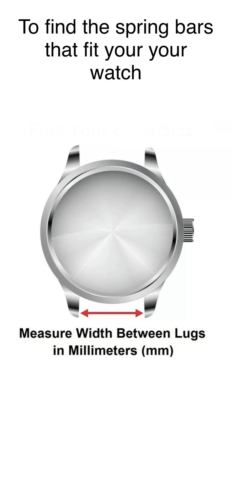 Spring Bar Tool For Fitting Watch Straps Double Ended Fork & Pin With 18mm Pins