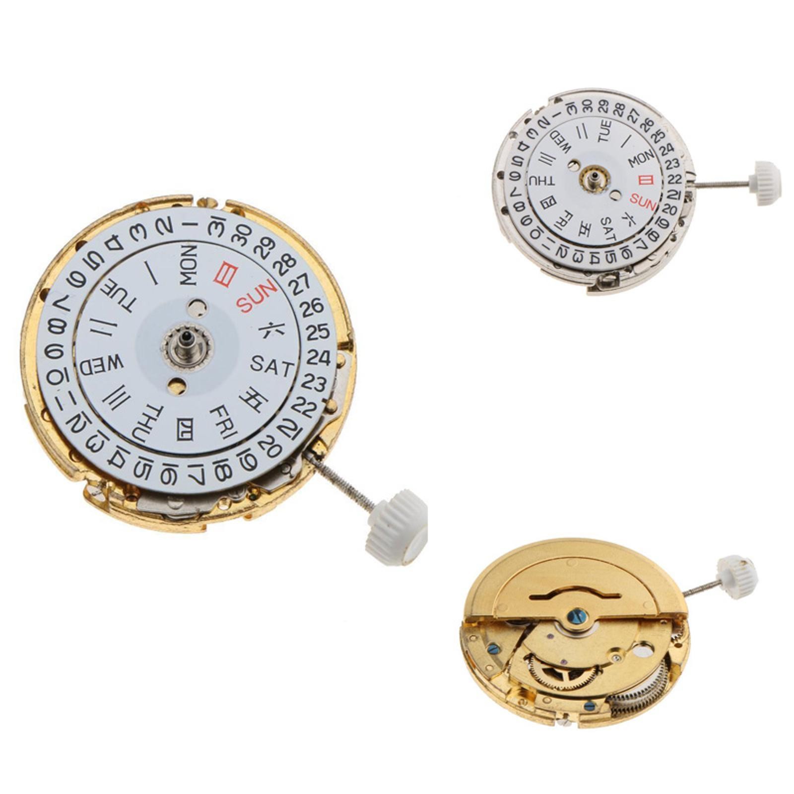25mm Dual Calendar @ 3 Automatic Mechanical Watch Movement For Miyota 8205 8200