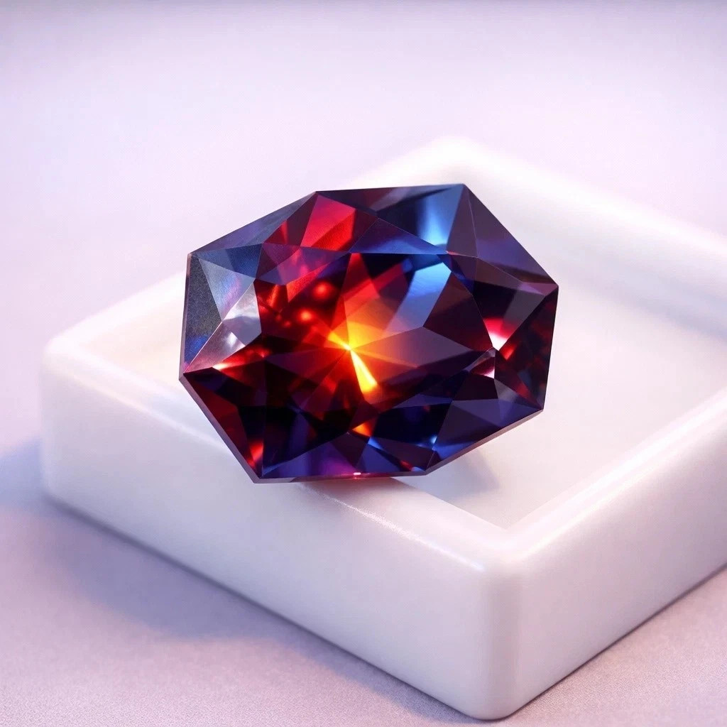 10 Ct Natural AA+ CERTIFIED Alexandrite Color Change Fancy Cut Loose Gemstone