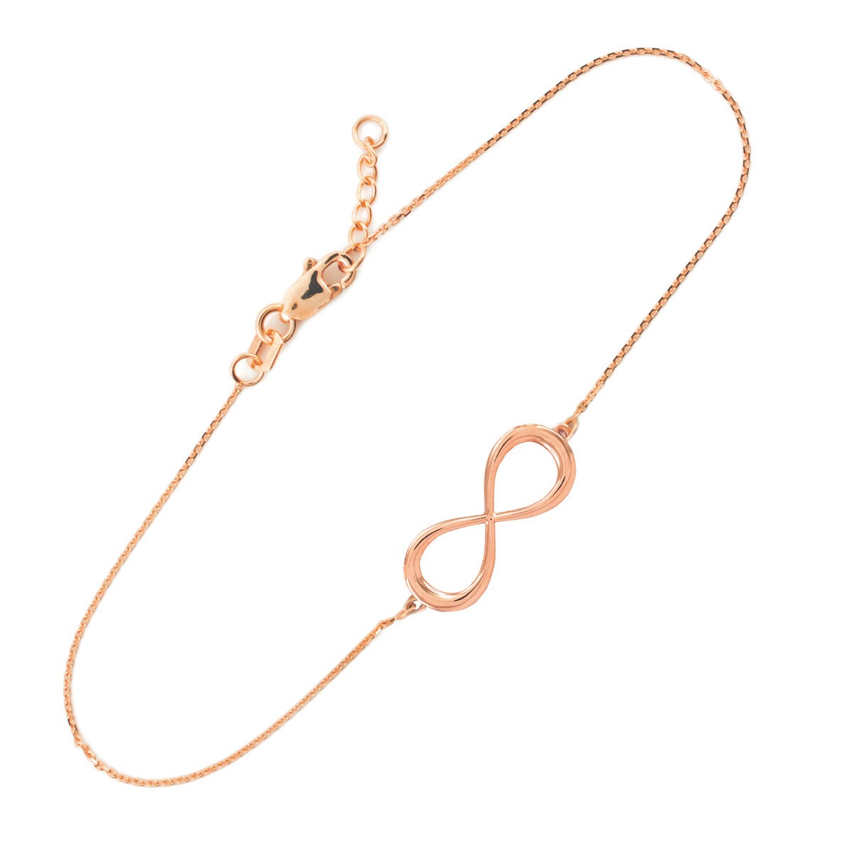 14K Yellow Gold Classic Infinity Bracelet (Available in Yellow/Rose/White Gold)