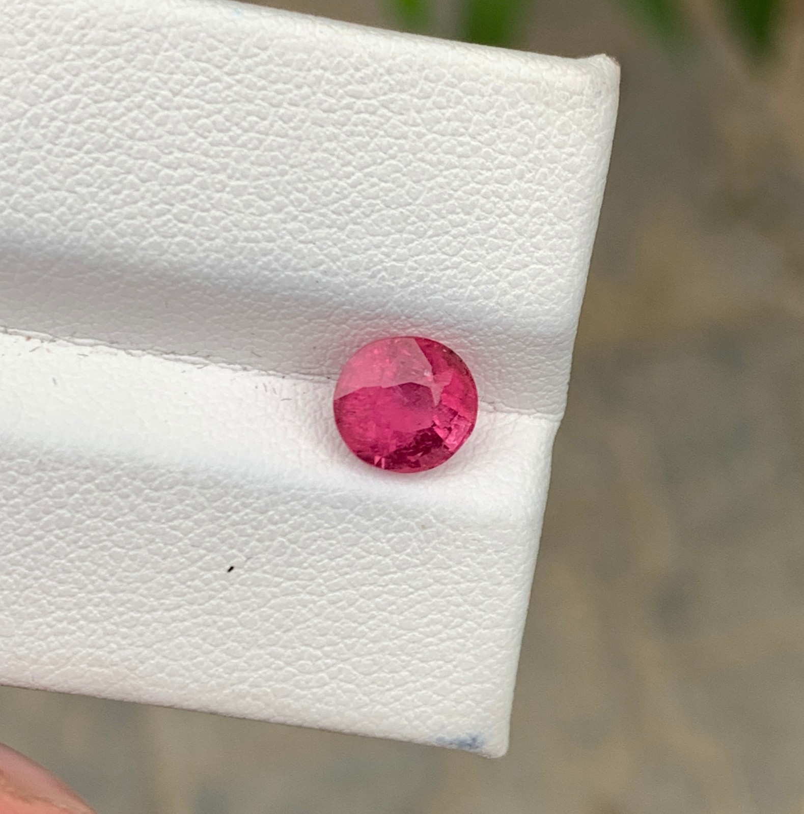 Pink Afghan Tourmaline 1.43ct Oval Cut Loose Gemstone Slightly Included 7 mm