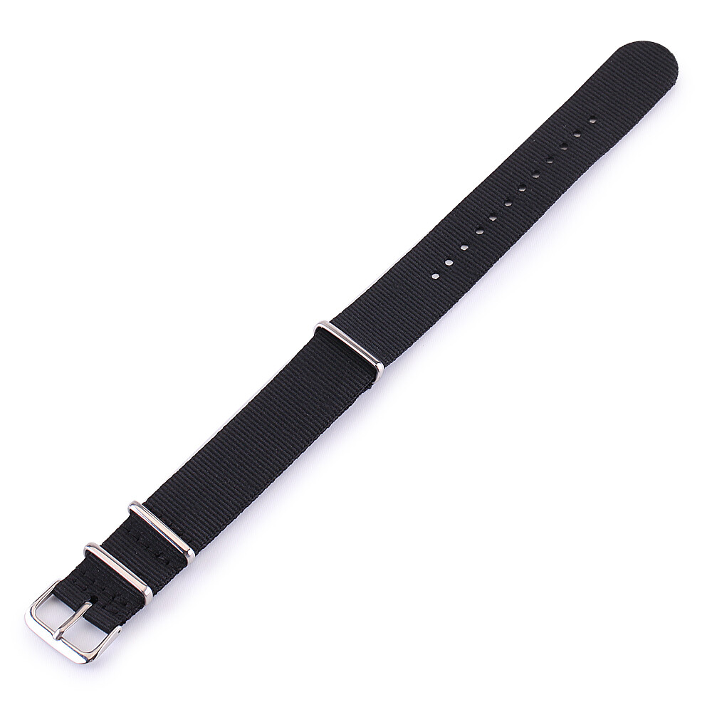 18mm 20mm 22mm 24mm Canvas Military Nylon Watch Strap Band