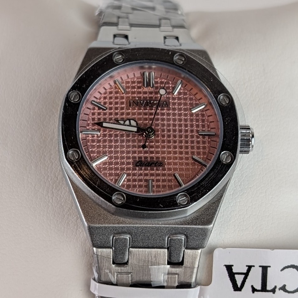 Invicta Celestial Women’s 30mm Watch Silver Tone Stainless Pink Dial NEW 69265