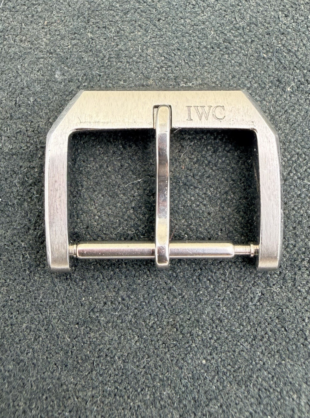IWC 18mm Brushed Satin Stainless Steel Tang Buckle Clasp Genuine OEM
