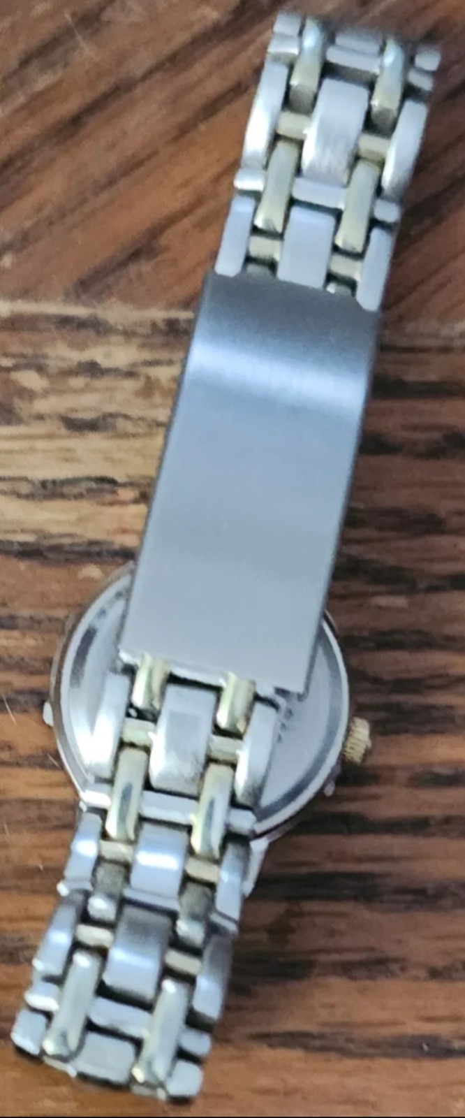 Novelle Women’s Quartz Analog Two-Tone Bracelet Watch Silver Dial Round