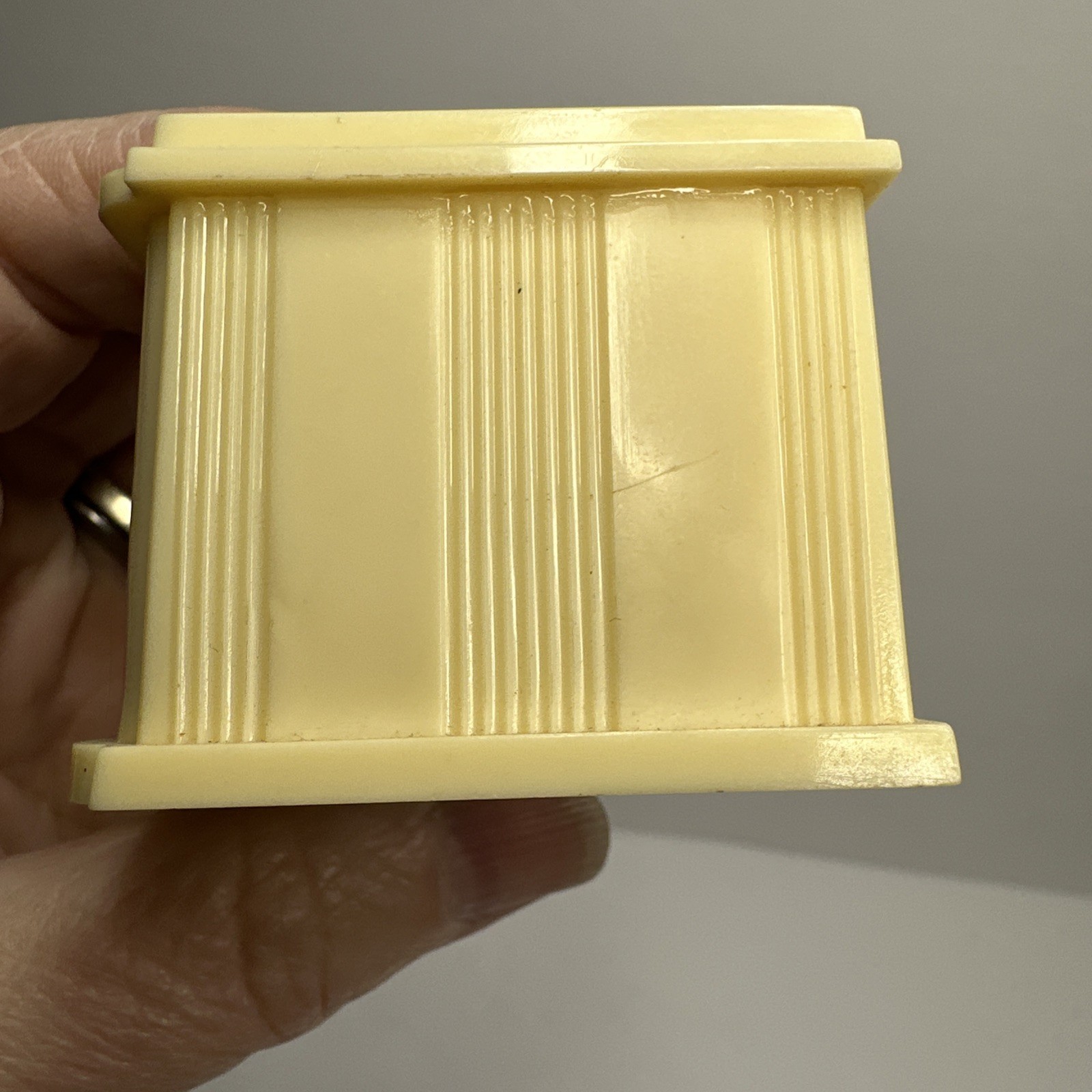 Vintage Art Deco Cream Celluloid Wedding Engagement Special Occasion Gift Box
