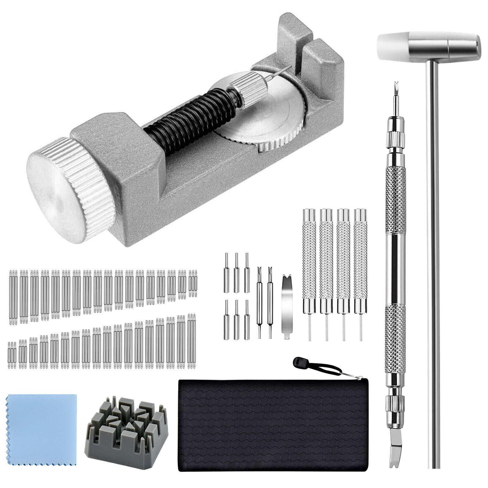 Adjustment Watch Band Strap Bracelet Link Pin Remover Repair Resizing Tool Kits