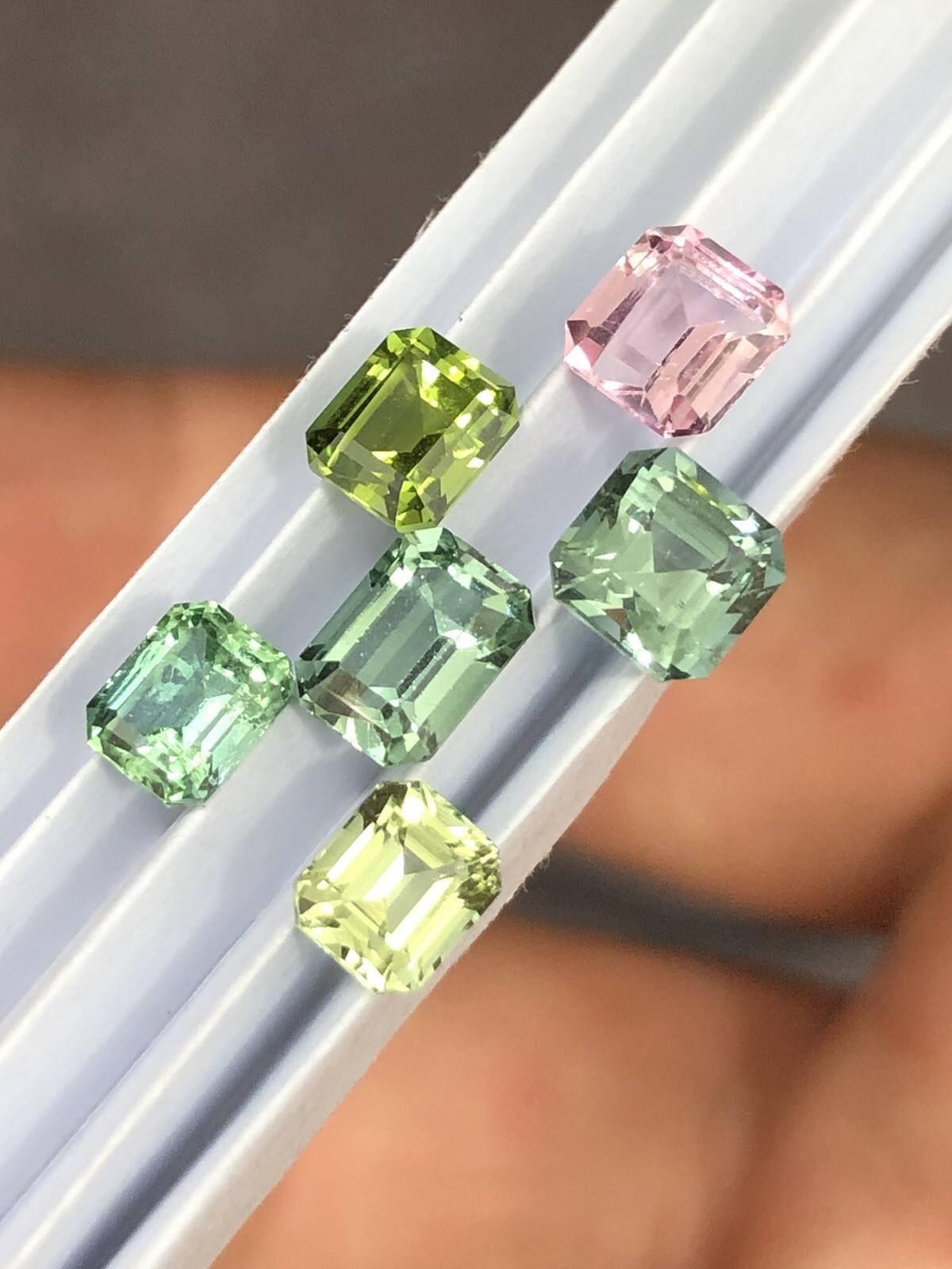 4 Carat Natural Multi Color Tourmaline – Faceted Afghanistan Tourmaline