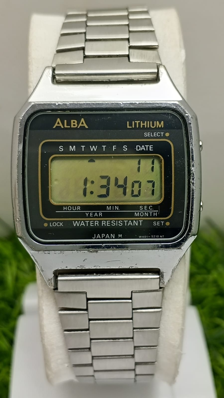 Alba Lithium W401-5050 A0 Quartz Digital Vintage Men’s Watch