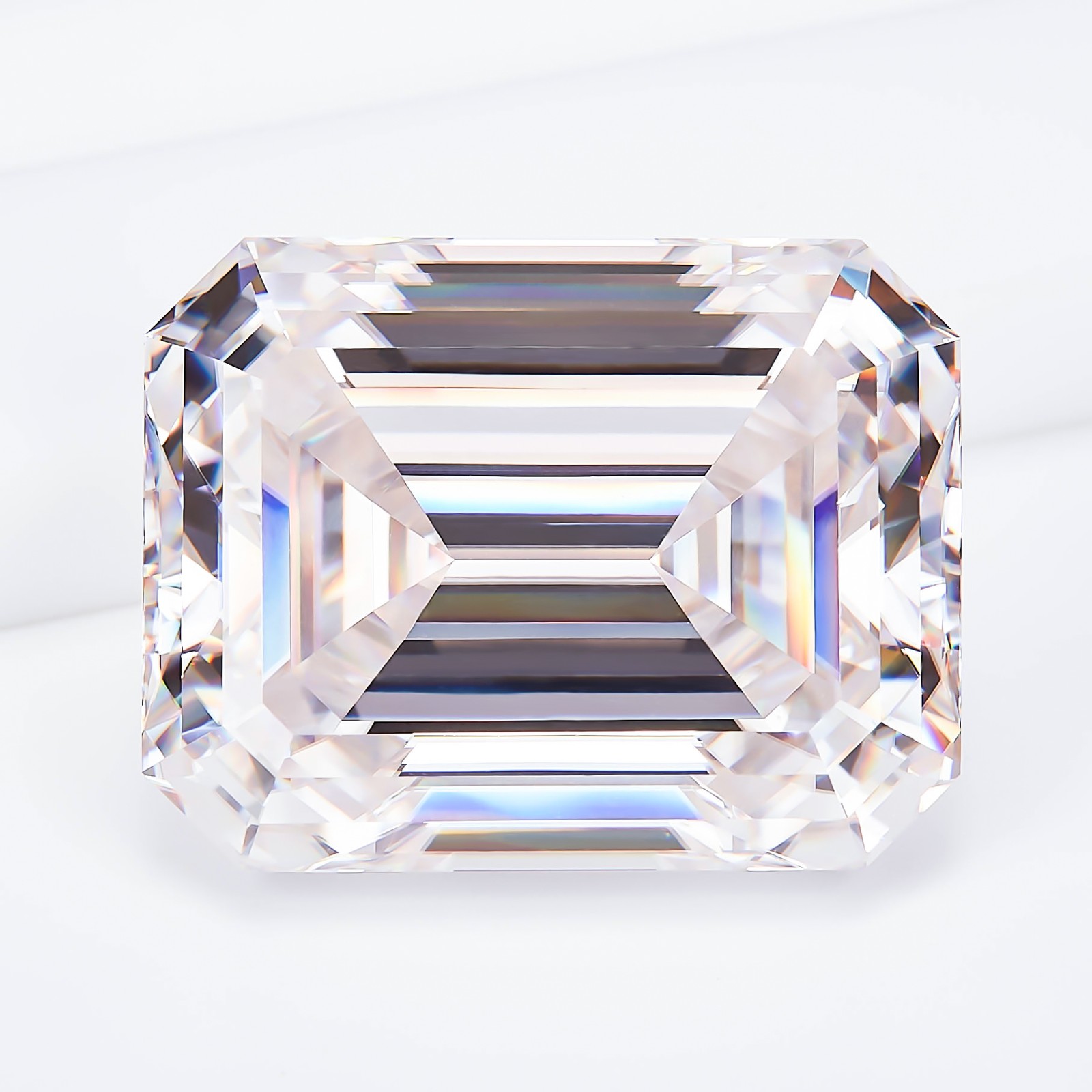 US 2-14mm GRA Certified Loose Moissanite Emerald Cut Stones D VVS1 All Sizes