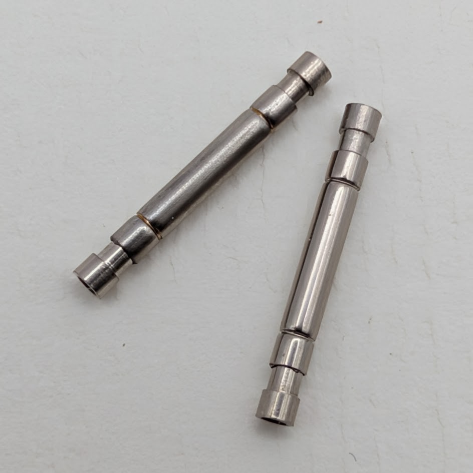 NOS Lot of 2 Female Spring Bars 17mm x 2mm Compress to 15mm