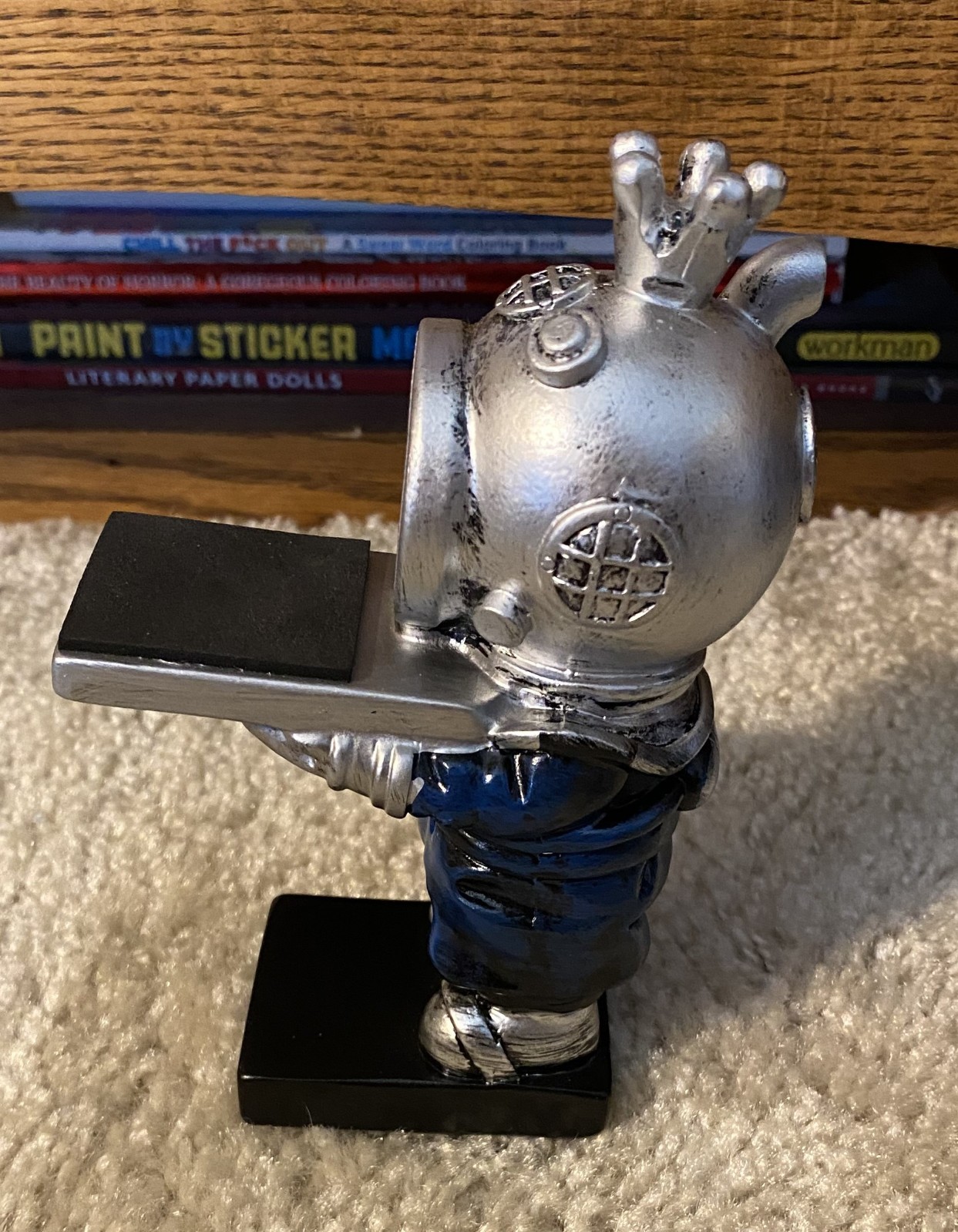 Scuba Diver Novelty Watch Stand Very Good Condition, No Box FREE SHIPPING