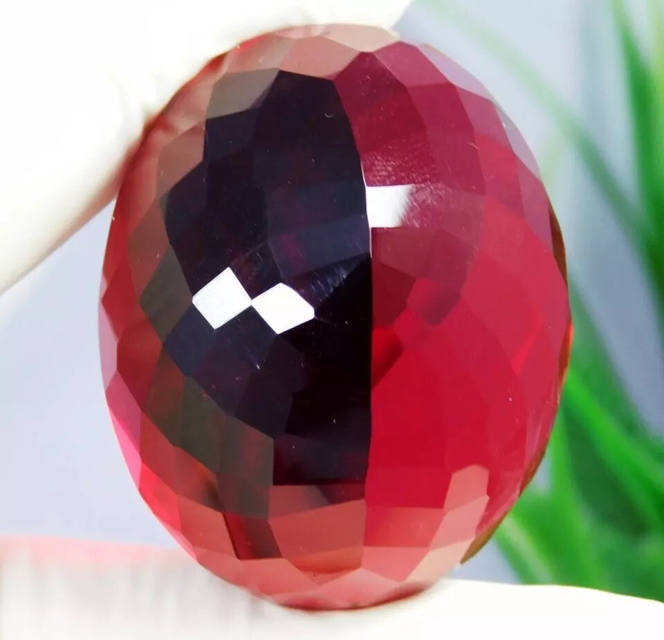 Natural Brazilian Red Topaz Certified 236+Ct AAA+ Oval Cut Loose Gemstone