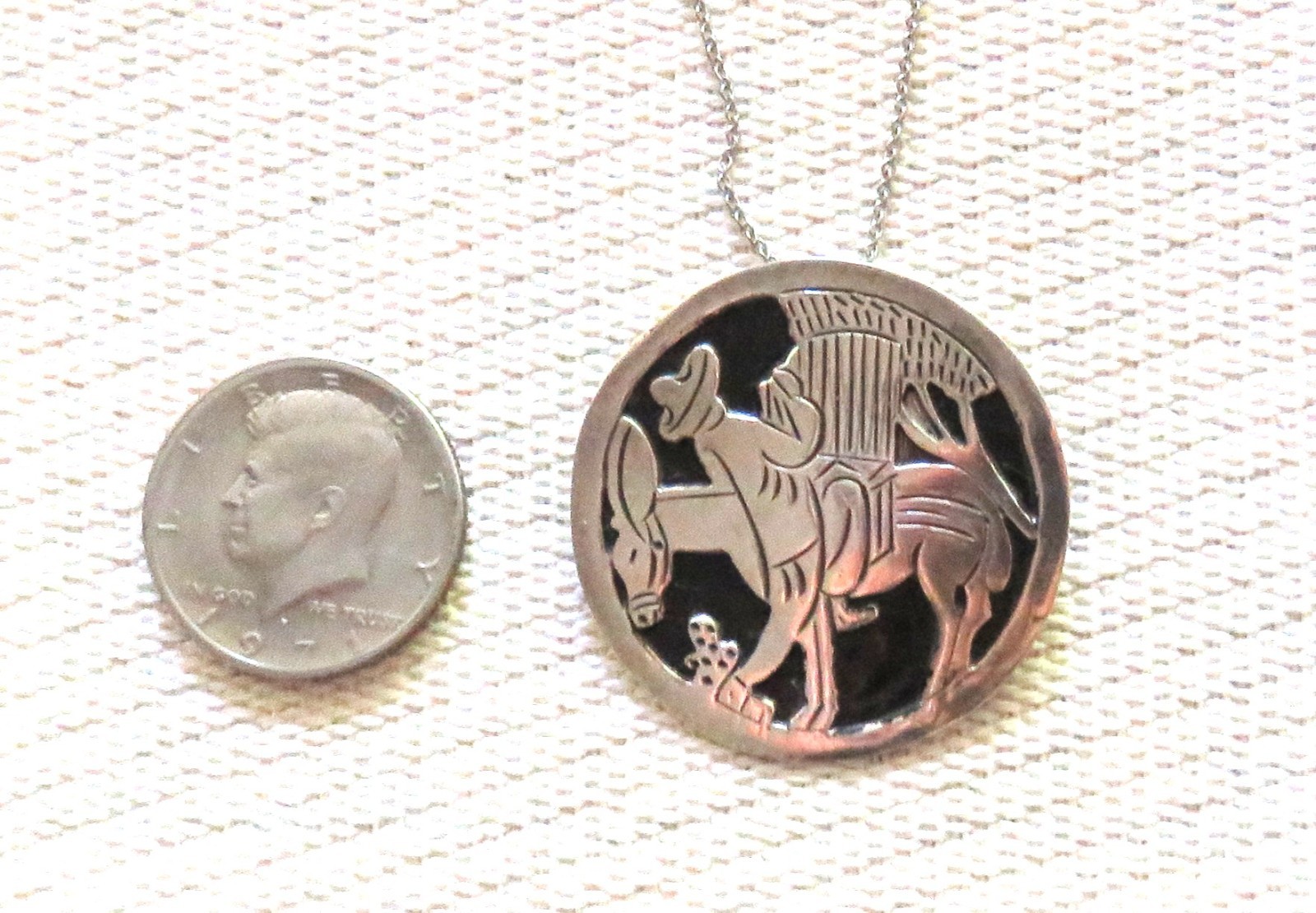 Vintage Mexican Necklace/Pin