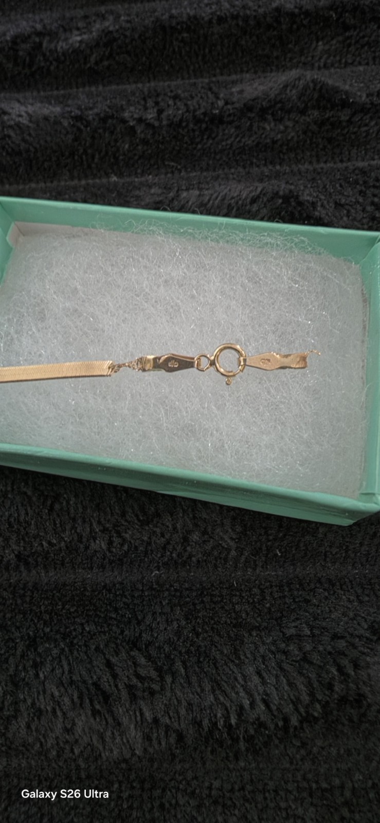 10K Gold Thin Herringbone 18 Inches Long Fixable