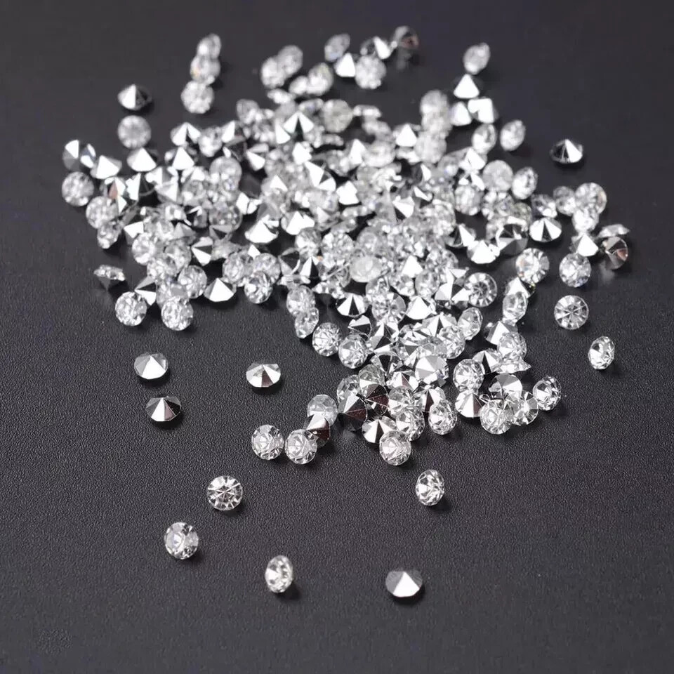 101 PCS Loose Lab Grown CVD Diamond 3.00 MM Round D Color, IF CLARITY Certified