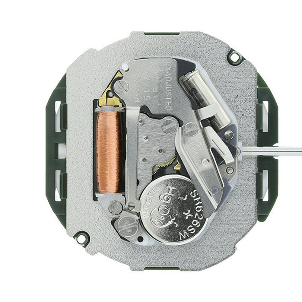 23.3mm 3-Hand Calendar At 3 Quartz Watch Movement with Battery For Miyota 2115