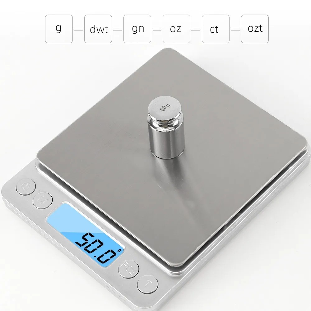 Digital Kitchen Scale Food Diet Cook Weight Jewelry Gold Grain Gram 2000g x 0.1g