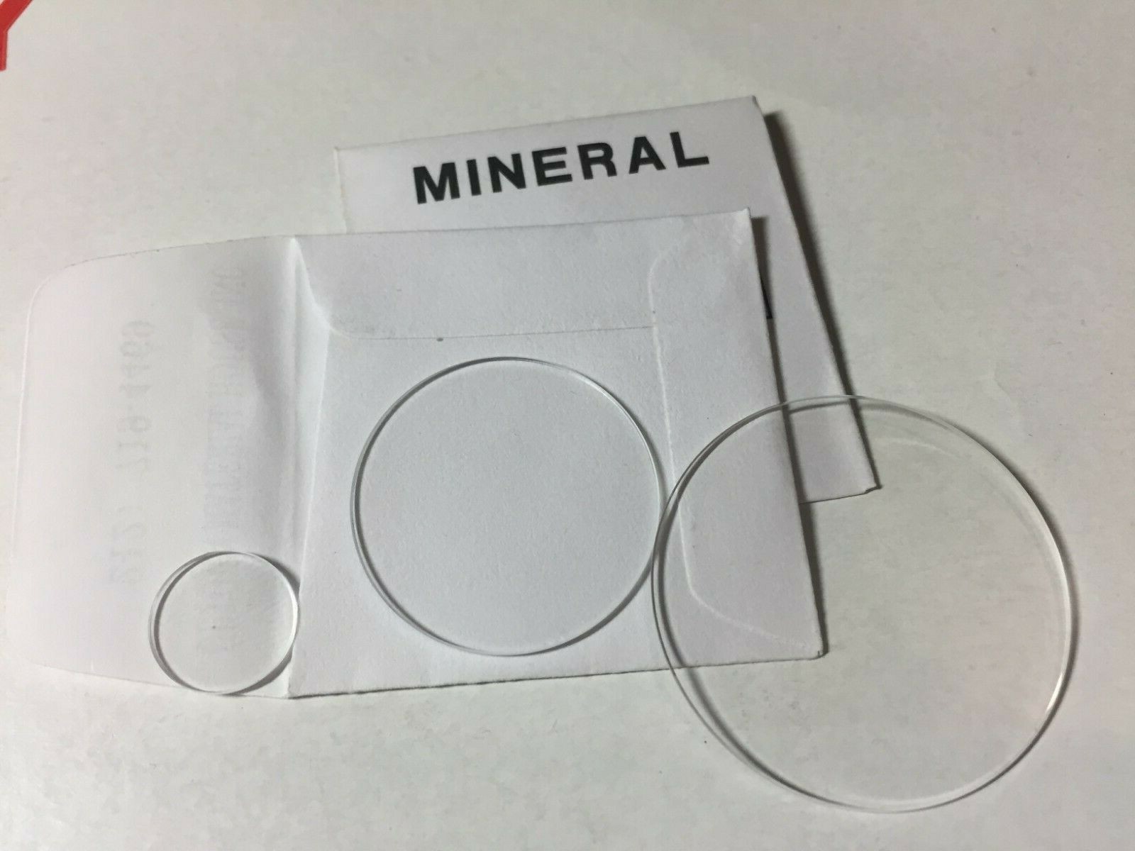 new round 1mm thick flat watch mineral glass crystal replacement size 12mm to 36