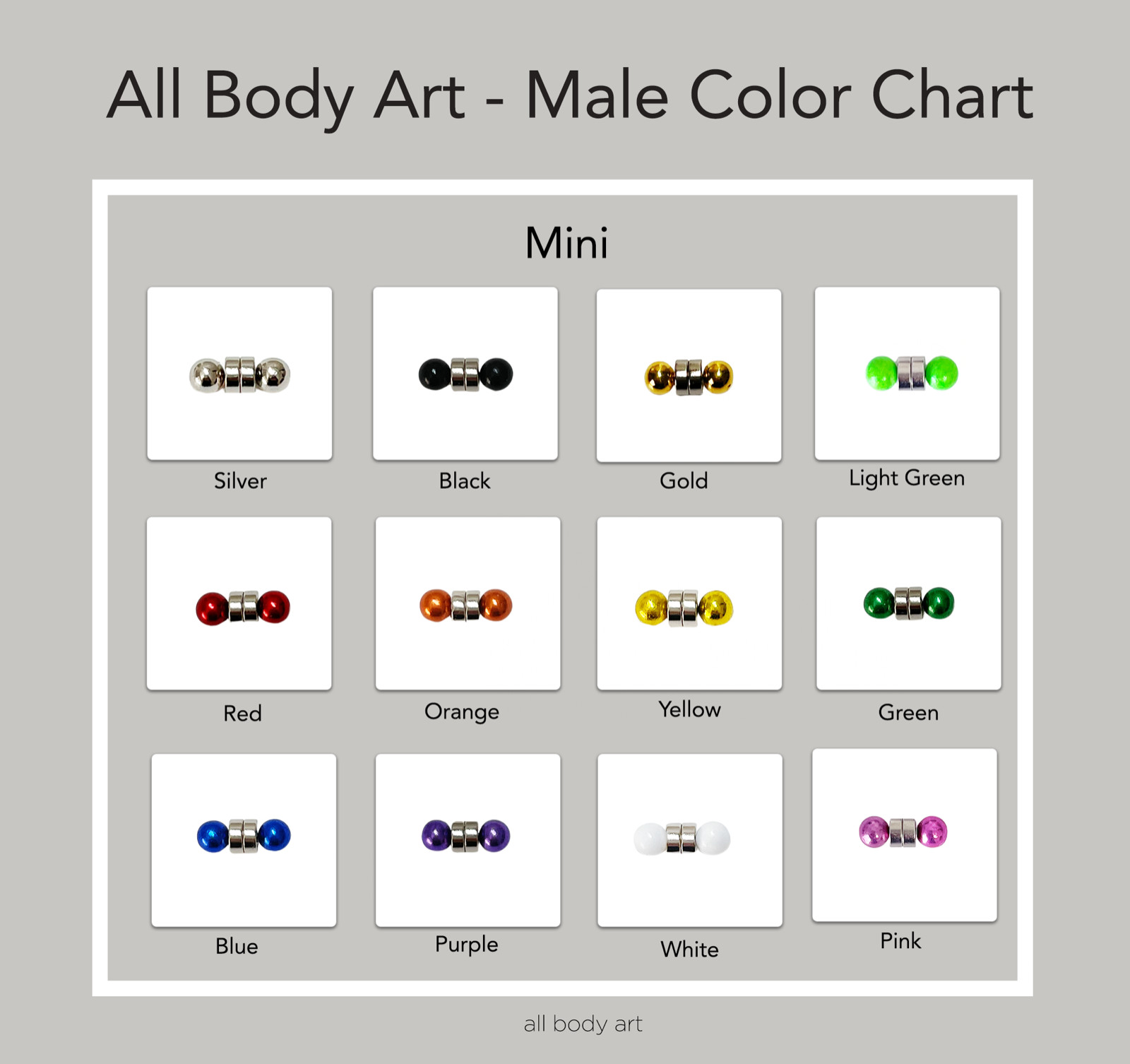 Male Fake Non-Piercing Nipple Ring Magnetic Barbell Stud Faux Body Jewelry