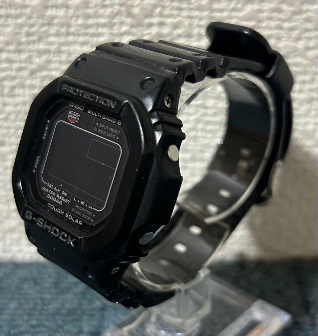 CASIO G-SHOCK GW-M5610-1B Tough Solar Multi-Band 6 Negative Display Men’s Watch