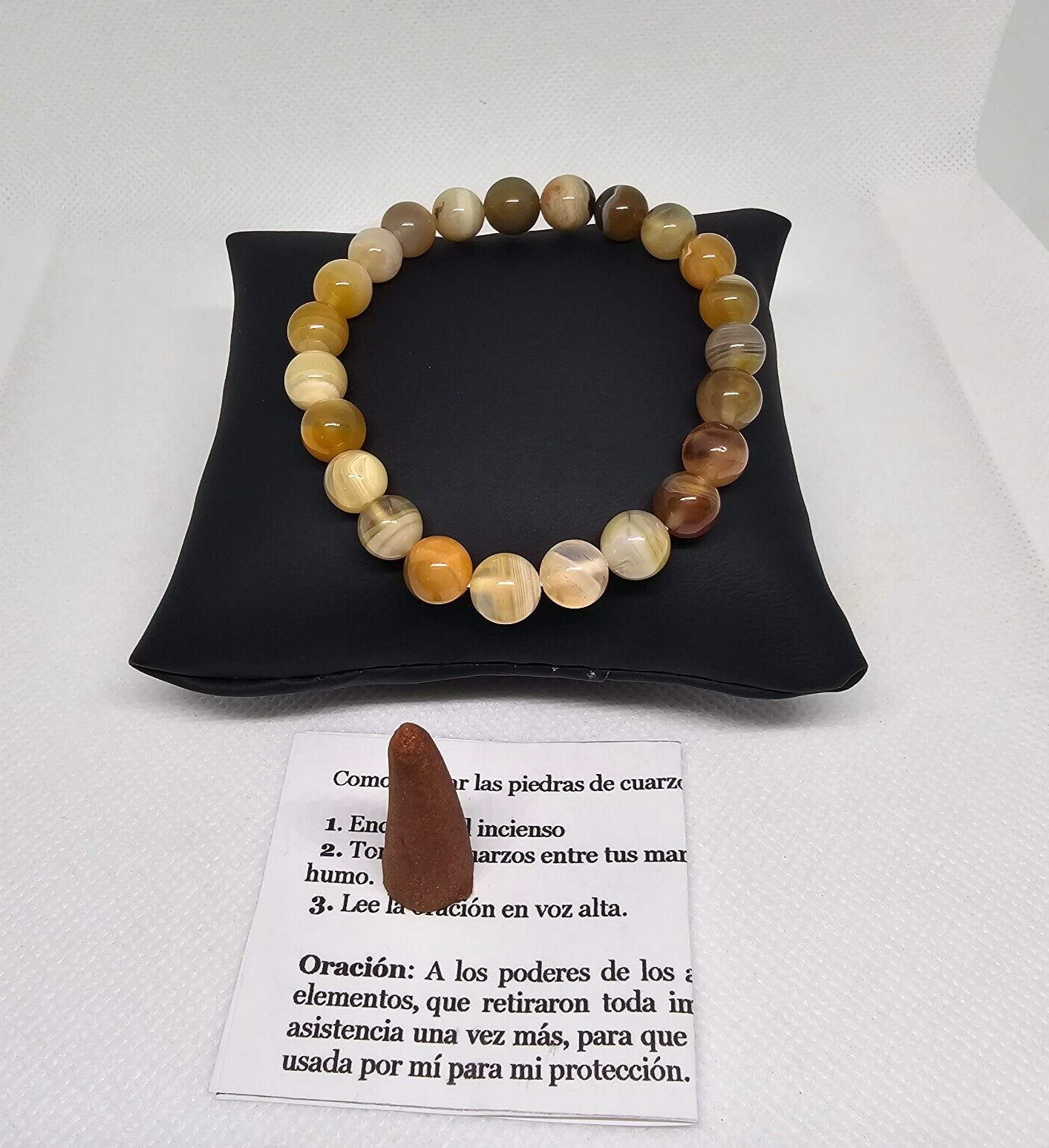 PULSERA DE CUARZO CITRINO ATRAE DINERO BUENA SUERTE EN EL NEGOCIO Y EL TRABAJO
