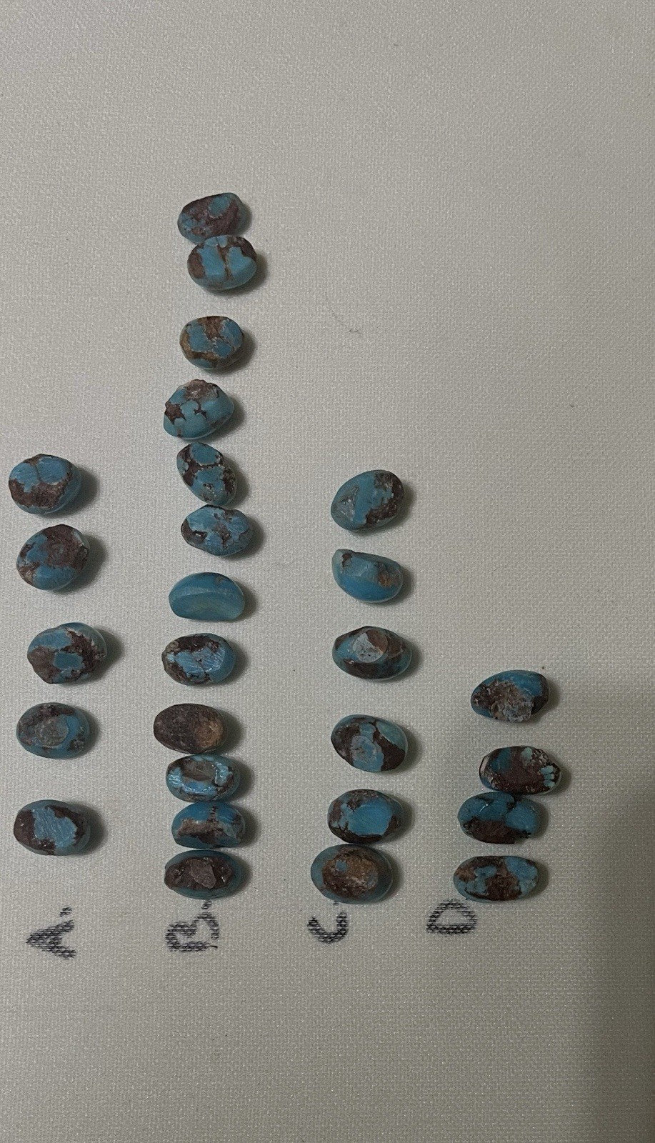 Beautiful Egyptian Turquoise Cabs. See description for pricing.