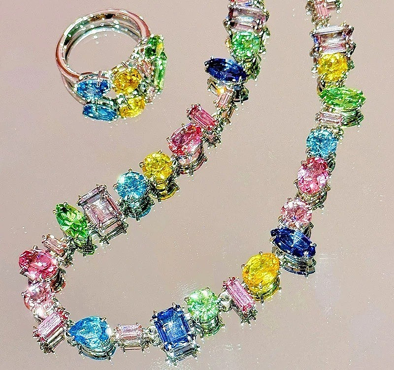Swarovski Gema Radiant Dopamine Jewelry Candy Necklace