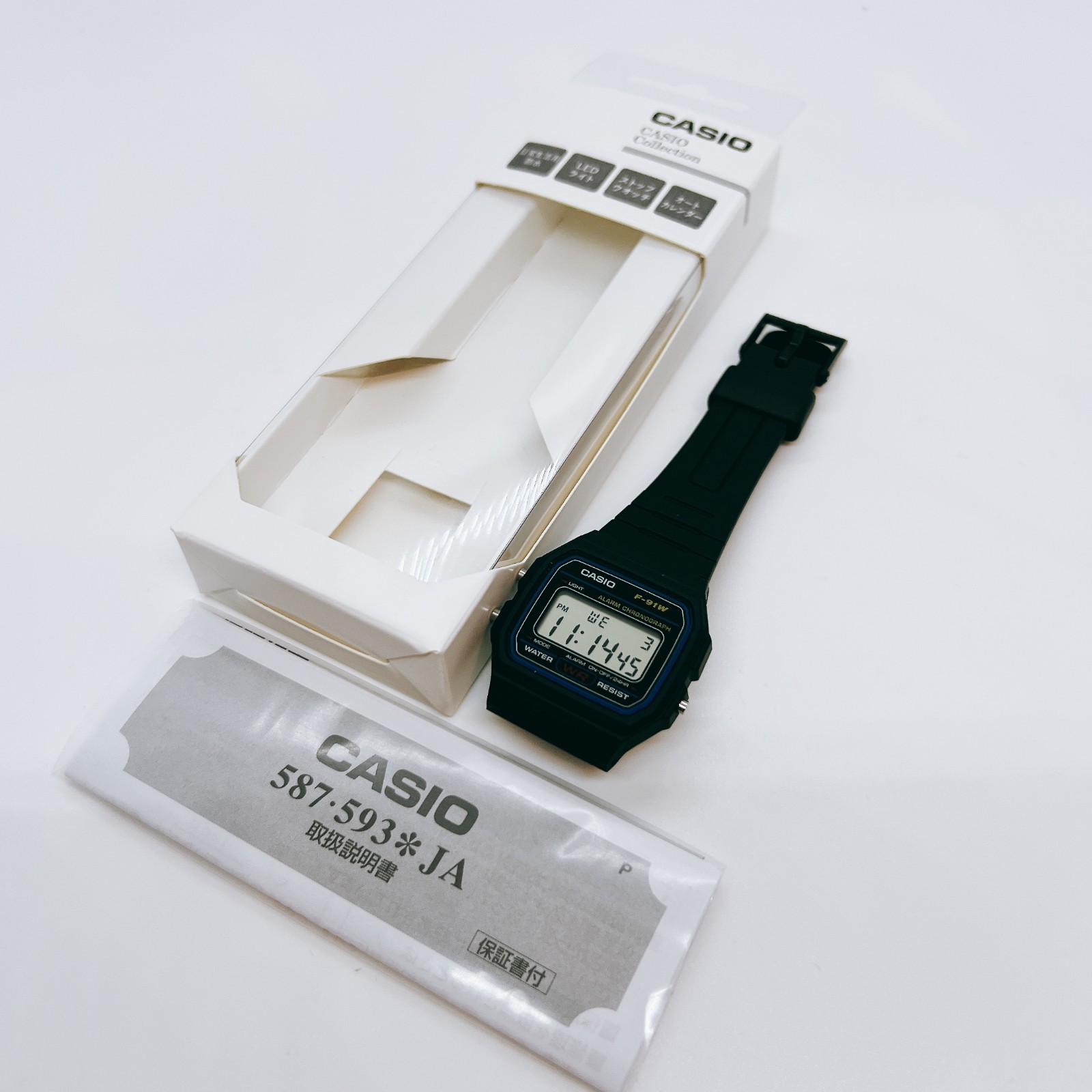 Casio Standard F-91W-1JH Men’s Standard Wristwatch Digital 30mm From Japan