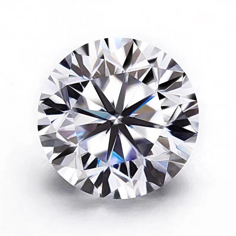 5 CT Natural White Diamond Round Cut VVS1 D Grade IDGL Certified 1 Free Gift MN8