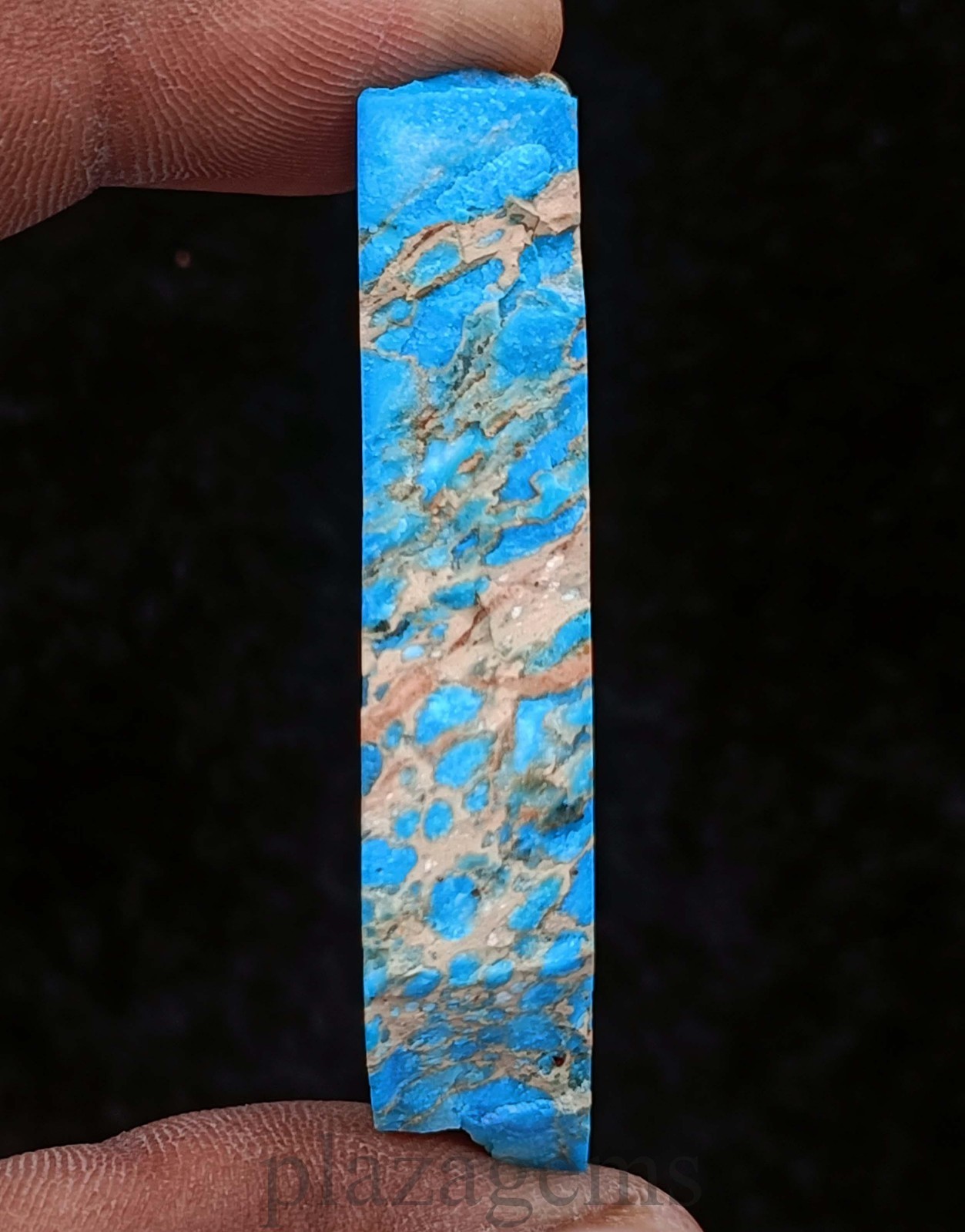 145.35 Ct Sky Blue Turquoise Natural Rough Slab Certified Loose Gemstone “5NSR
