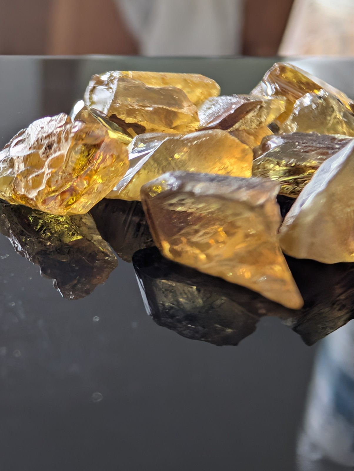 USA seller 25.43 ct IF flawless Sphene gemstone facet rough gemstone specimen