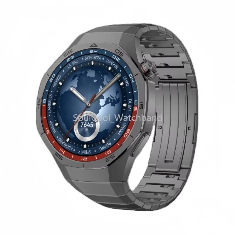 Luxury No Gaps Titanium Alloy Strap For Huawei Watch GT5 Pro 46MM Metal Bracelet