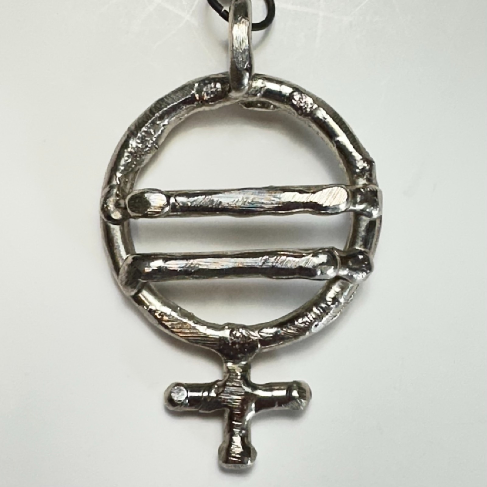 1970s Equality Pendant Necklace Feminist Equality Jewelry Female Gender Symbol