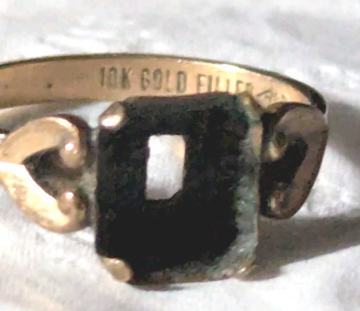 Antique 10k Yellow Gold-Filled Ring Scrap