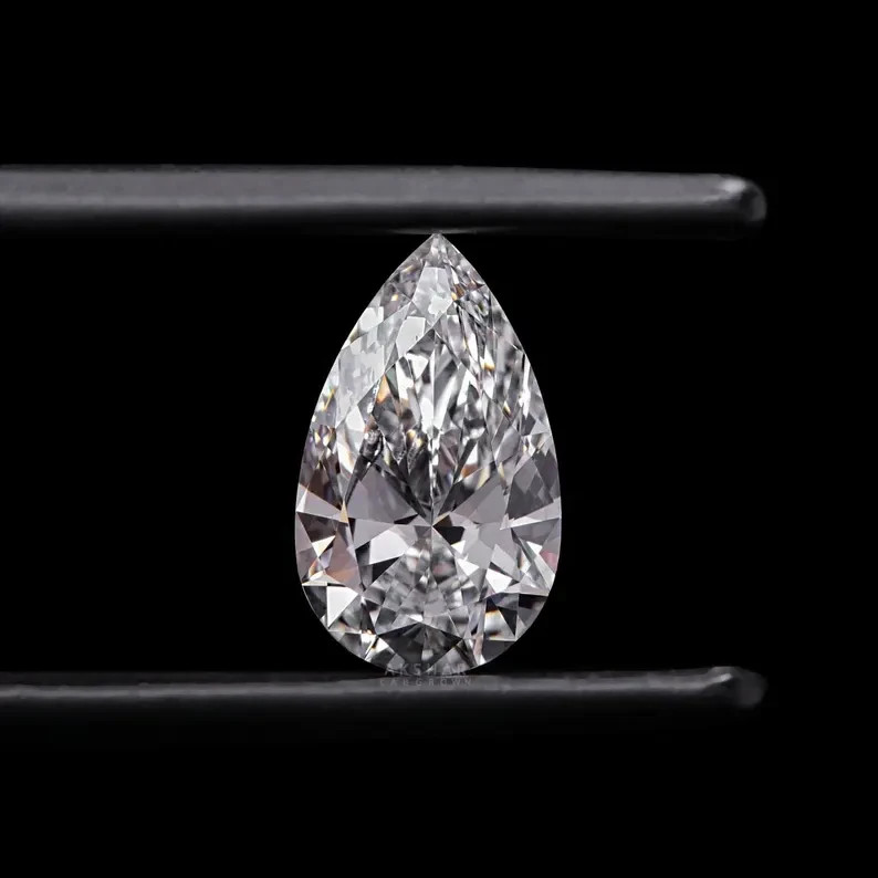 CERTIFIED 7.16 Ct Natural Diamond D Grade Pear LOOSE VVS1/ 17.5 mm