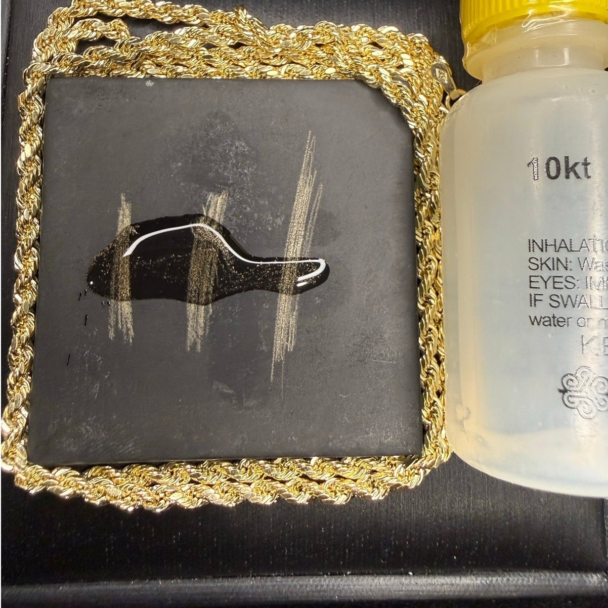 Solid 10k Yellow Italian Gold Diamond Cut Rope Necklace Chain 22″ Long 3mm Wide