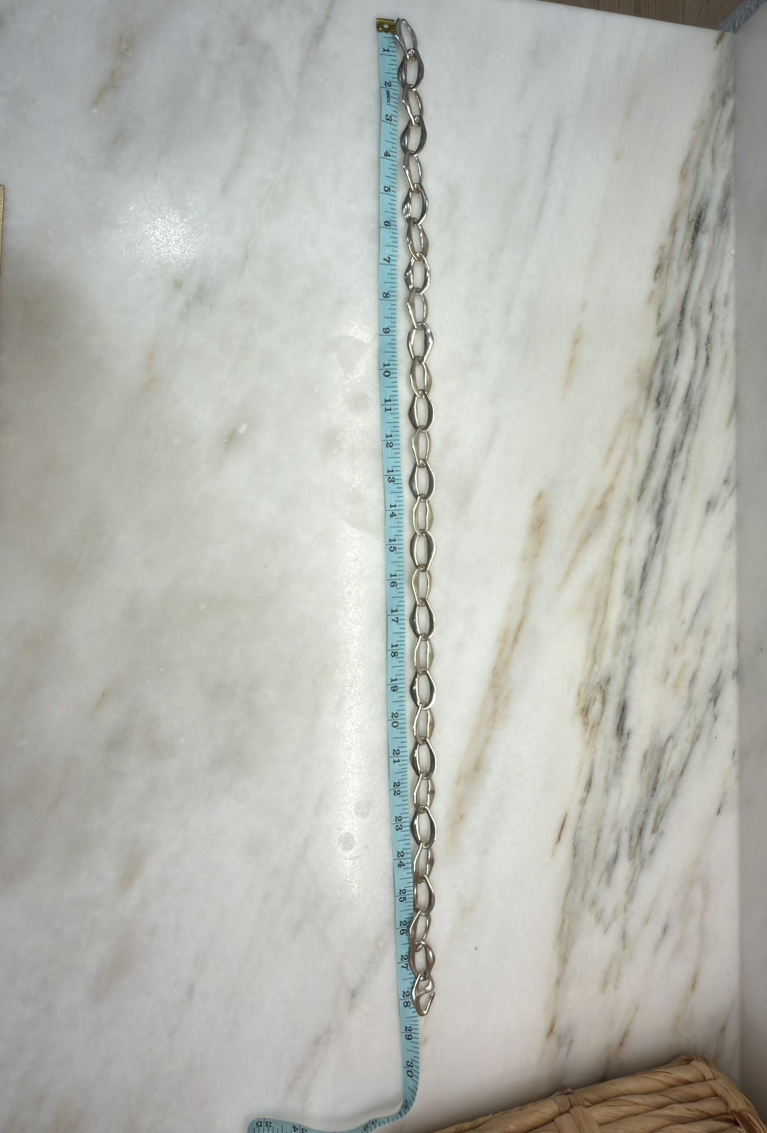 Tiffany & Co. Necklace 925 Sterling Silver Elsa Peretti Aegean 147G, 28inch