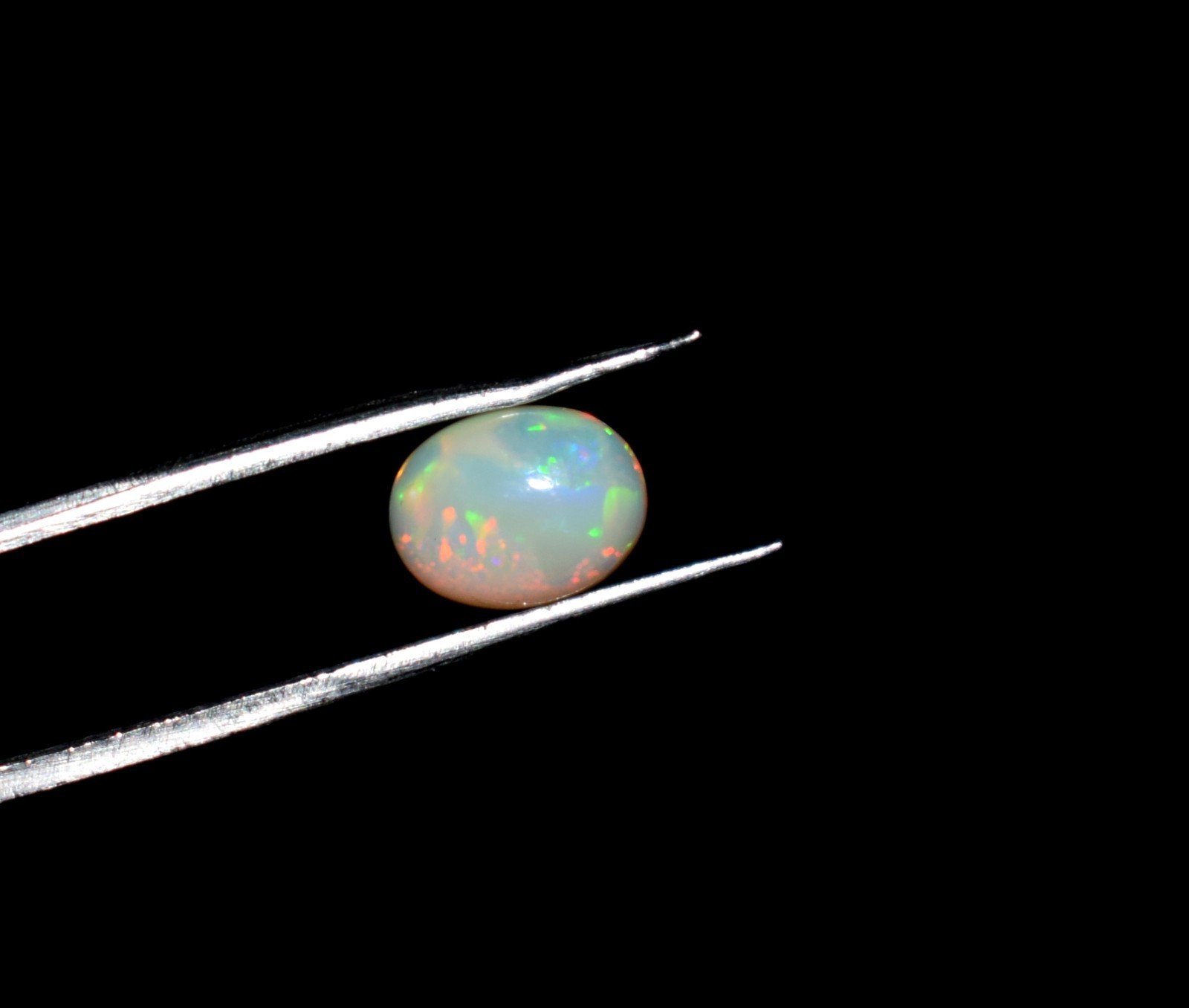 Natural Ethiopian Wello Fire Opal Cabochon Gemstone 7X9mm Loose AAA A22