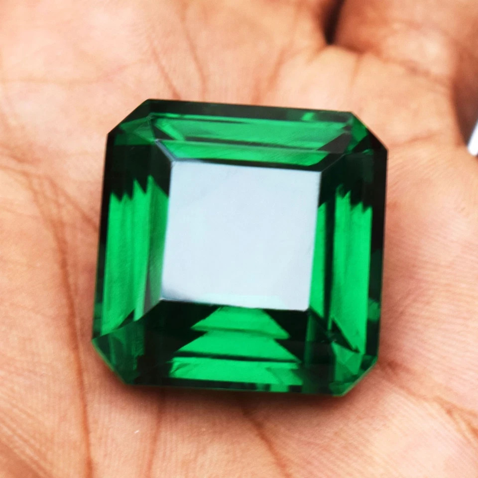 140.00 CT Flawless Muzo Green Emerald Octagon Cut Certified Loose Gemstone