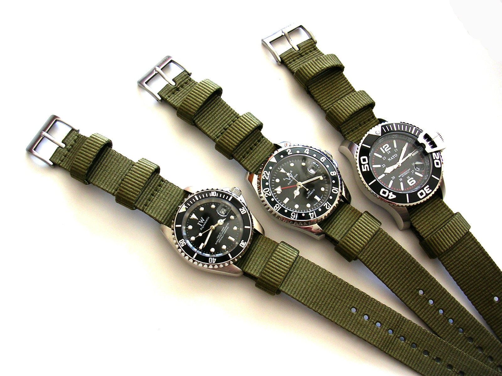 20m NATO G10® Aviator™ Military watchband Combat strap Ballistic Nylon IW SUISSE