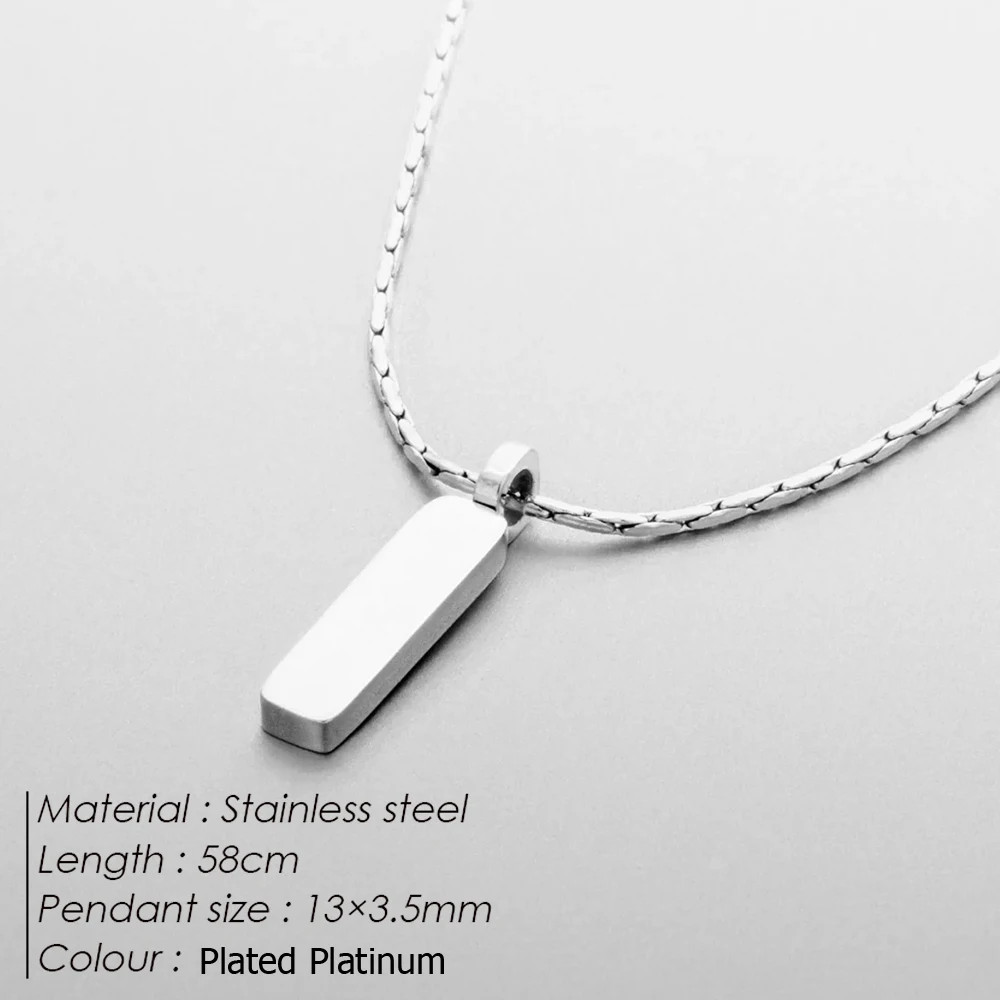 Men’s Jewelry Stainless Steel Non fading Necklace Hip Hop Cuban Chain cadenas pa