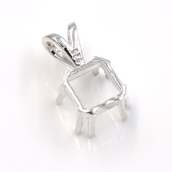 Square 8-Prong Pre-notched Pendant Mounting